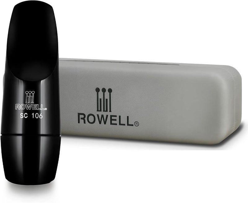 ROWell Classic Soprano Saxophone Mouthpiece Professional Sax Mouthpiece Warm & Round Tone Concert Band Mouthpiece for Students & Pros,Ideal for Classical Music, Wind Orchestra, Chamber Music - Image 1